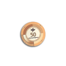 lazar casino poker chip 50 light brons