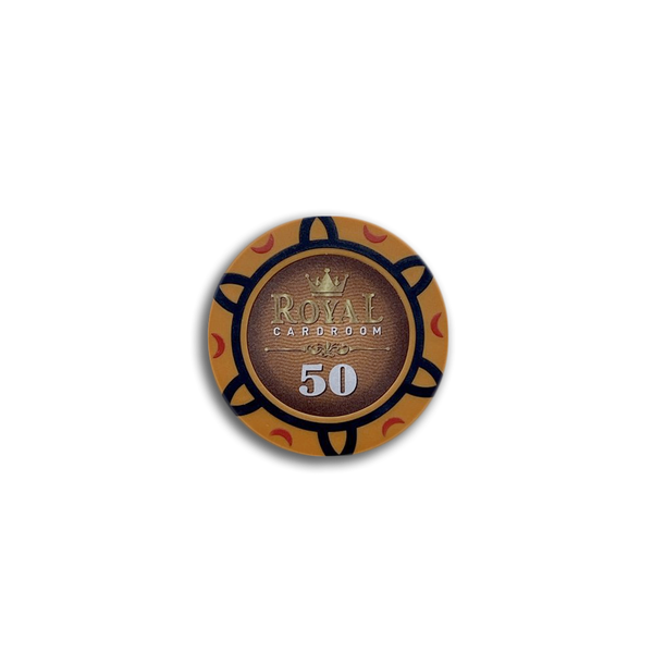 Royal Cardroom Poker Chip 50