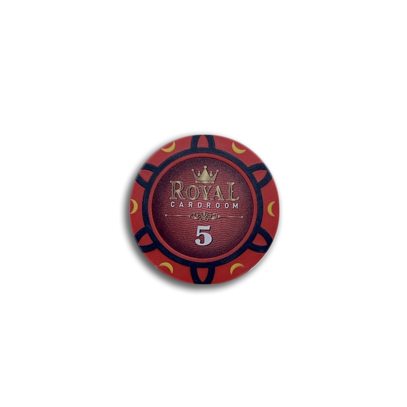 Royal Cardroom Poker Chip 5