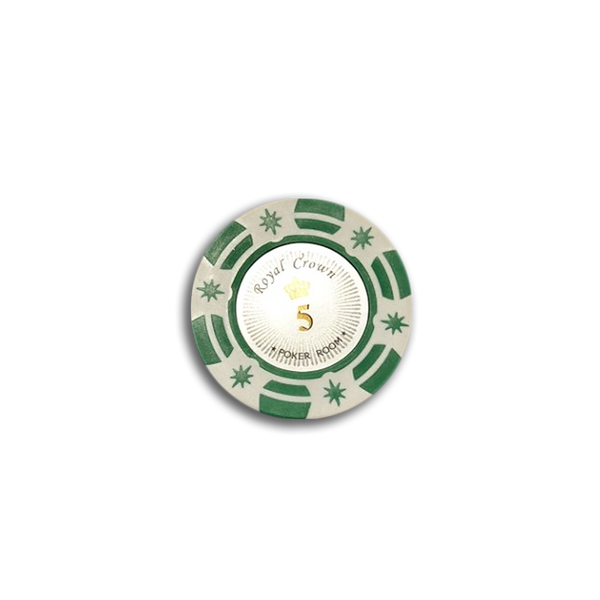 Royal Crown Poker Chip 5