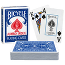 Poker Playing Cards Bicycle Jumbo Blue 2 Index
