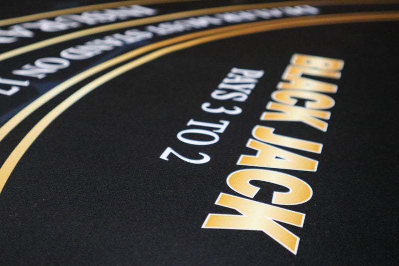 black jack mat gold black 2