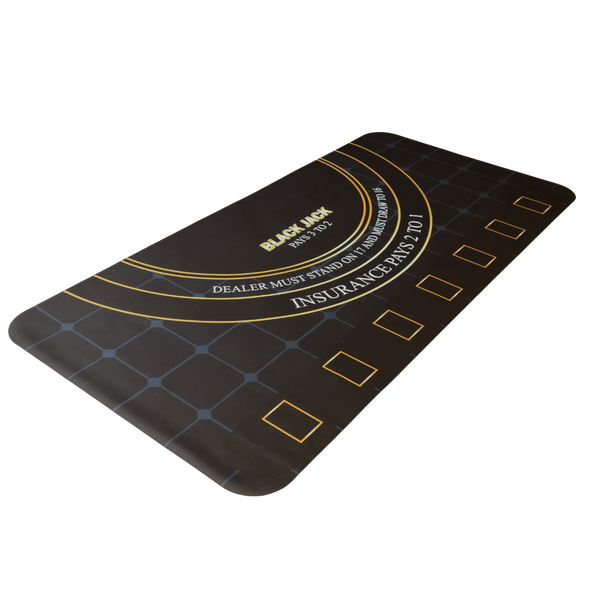 black jack mat gold black 1