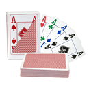Poker Playing Cards COPAG Plastic Red 4 Colored Deck