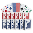 Poker Playing Cards COPAG Plastic 4 Colored Decks 12pcs