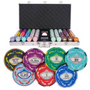 ceramic crown 750 poker set, poker chips, poker cards, dealer button and poker case