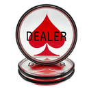 Bouton Dealer Poker Pique en Acrylique