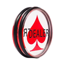 Bouton Dealer Poker Pique en Acrylique