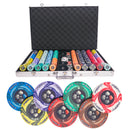 FSPT cash game 1000 poker, set, colorful poker chips, poker cards, dealer button and poker case