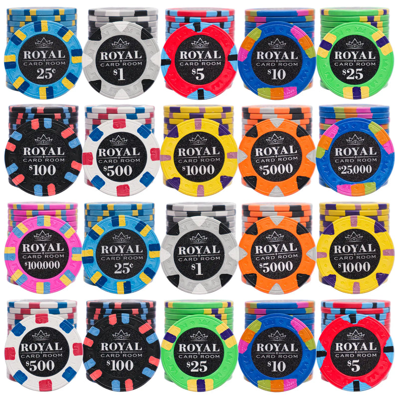 Poker Chips Set Royal 43mm 750
