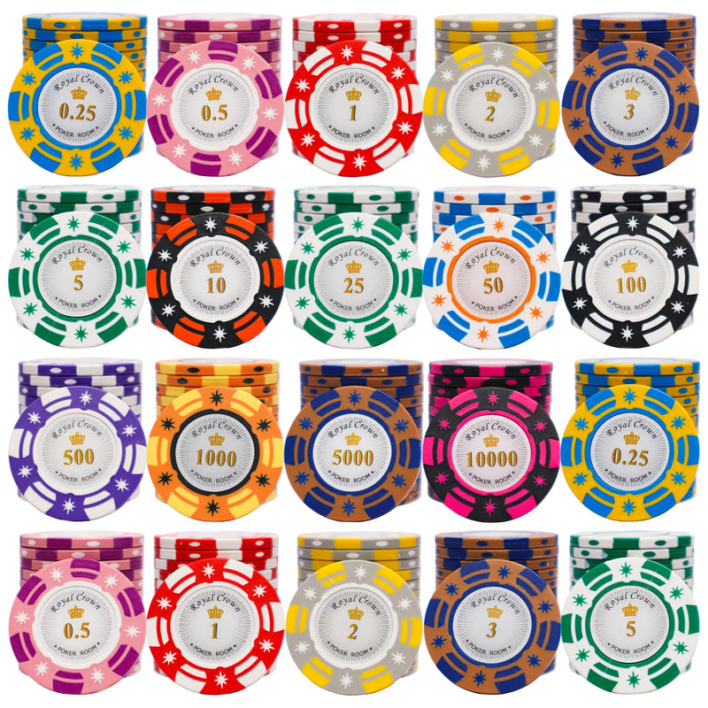 Poker Chips Royal Crown 500
