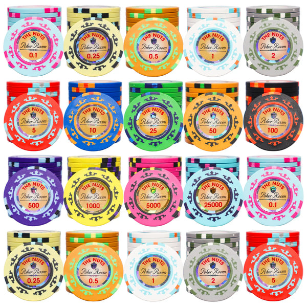 Poker Chips The Nuts 750