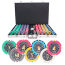 Jazz club 1000 poker set tournament, poker chips, poker cards, dealer button and poker case