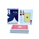 Poker Kort Lazar Bridge Storlek Plast Röd 2 Index