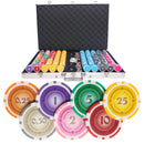 lazar suits 1000 poker set, poker chips, poker cards, dealer button and poker case