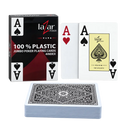 Cartas de Poker Lazar 1070 de Plástico Negro 2 Índices