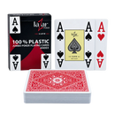 Pokerspelkort Lazar 2210 Plastic Red 4 Index