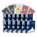 Pokerkaarten Lazar Bridge Size 100% Plastic 2 Index 12 Decks