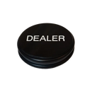 Dealer Button Puck Svart & Vit