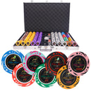 Lion poker room 1000 poker set, poker chips, poker cards, dealer button and poker case