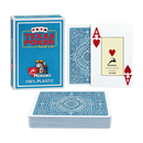 Modiano Poker Playing Cards Plastic Light Blue 2 Index