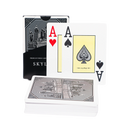 Poker Playing Cards Skyline Plastic Black 2 Index