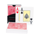 Poker Playing Cards Skyline Plastic Red 2 Index