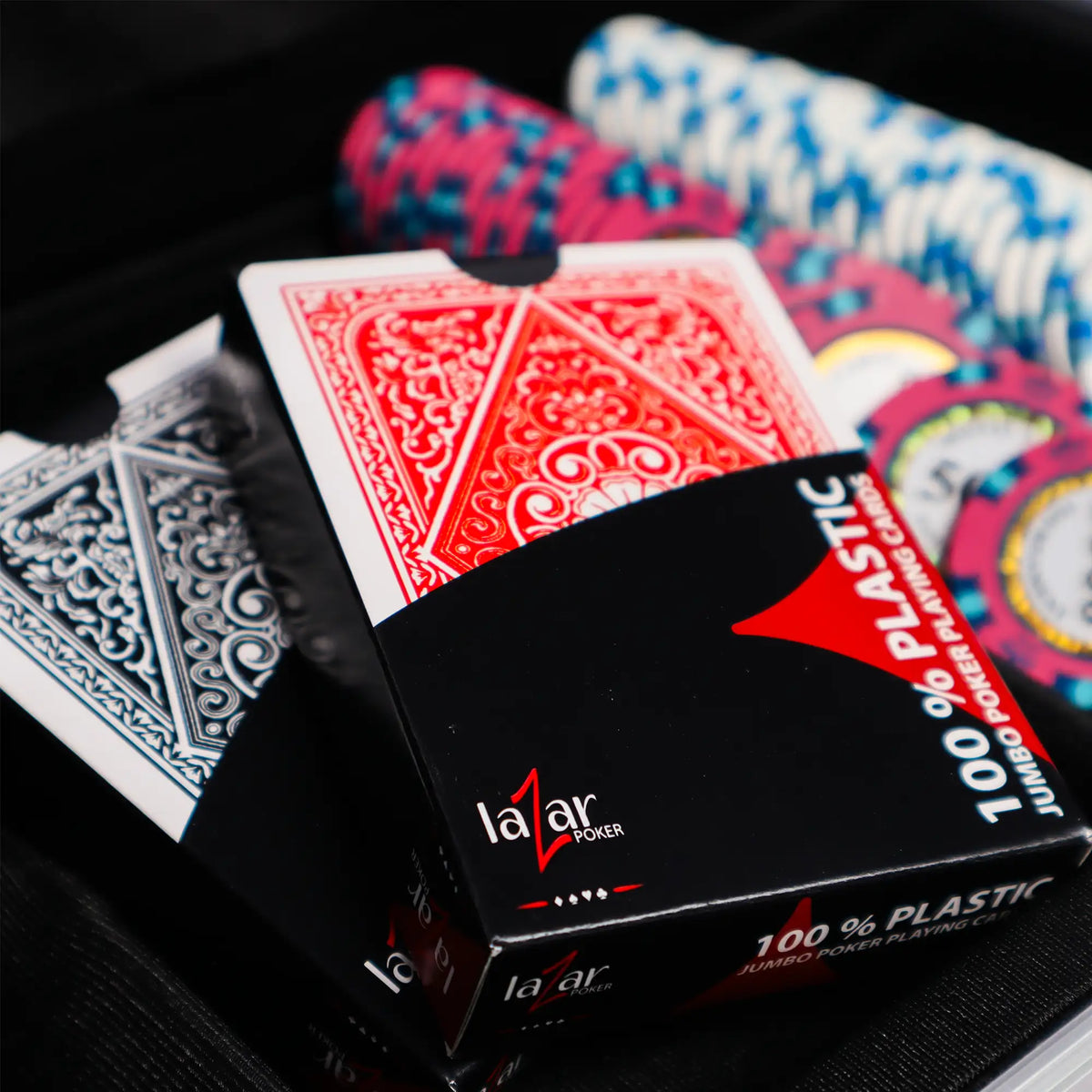 Poker Cards Lazar Plastic 2 Index 12pcs | Poker Merchant