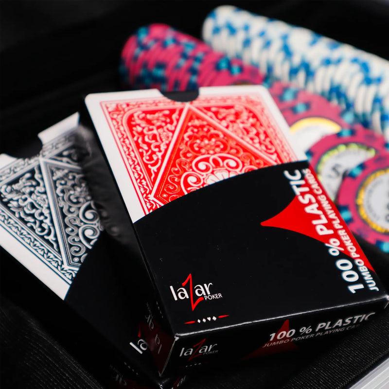 Poker Cards Lazar Plastic 2 Index 12pcs | Poker Merchant