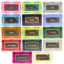 Poker Plaques Set Diamond 50 pcs
