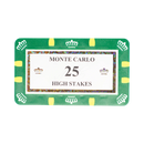 Poker Plaque Monte Carlo 25