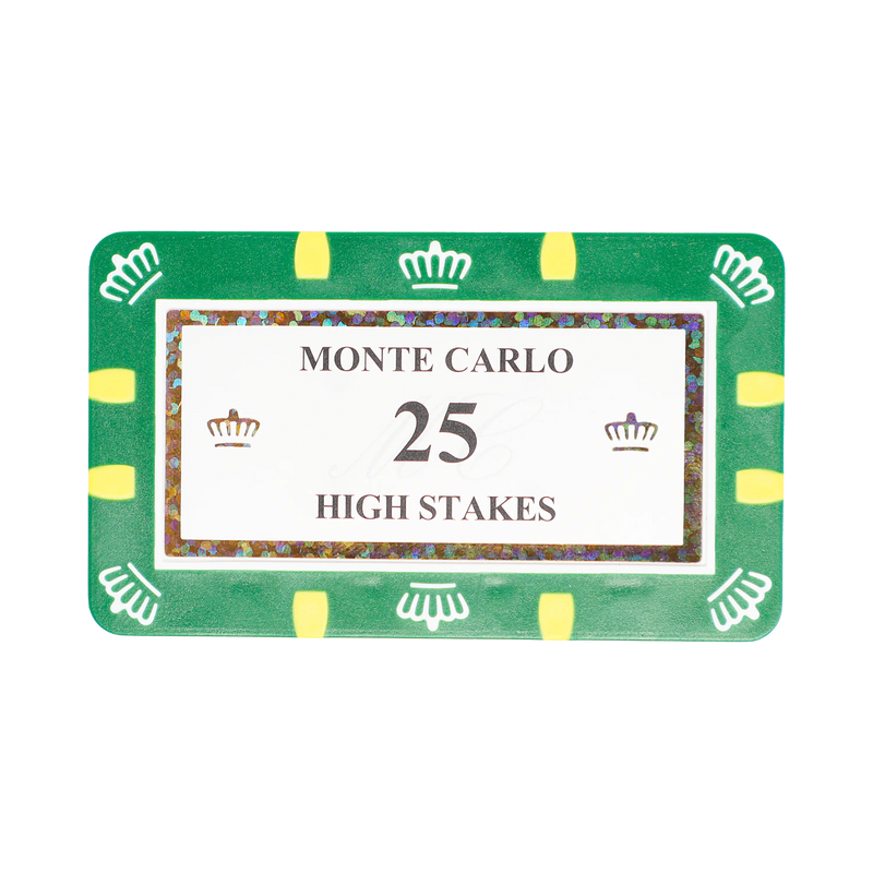 Poker Plaque Monte Carlo 25