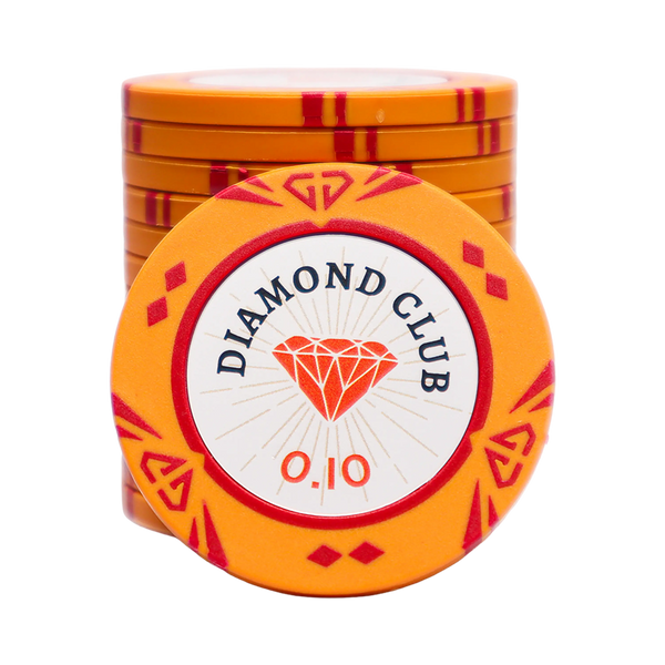 Diamond Club Poker Chip 0.10