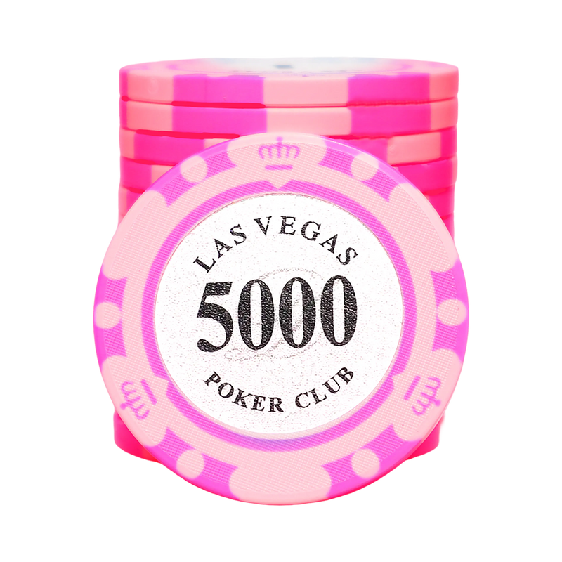 Ceramic Las Vegas Poker Chip 5000