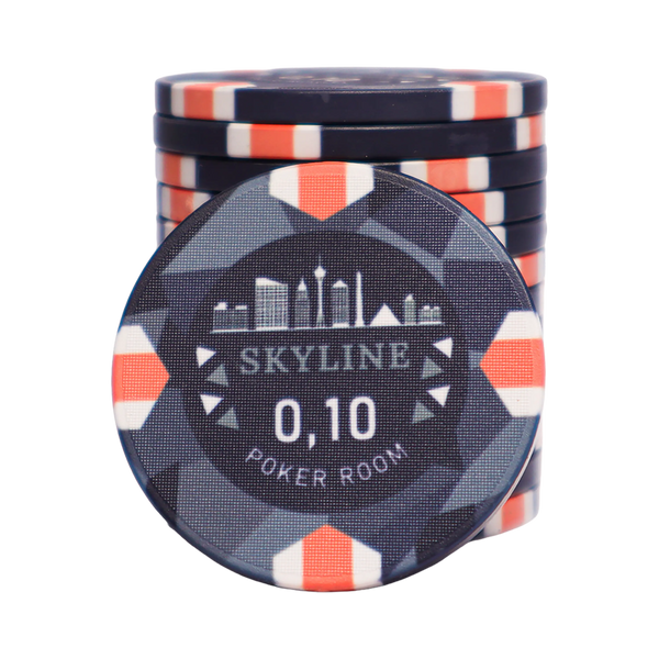 Skyline Ceramic Poker Chip 0.10