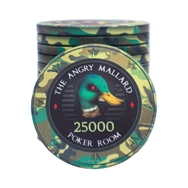 Angry Mallard Tournament Poker Chip 25.000