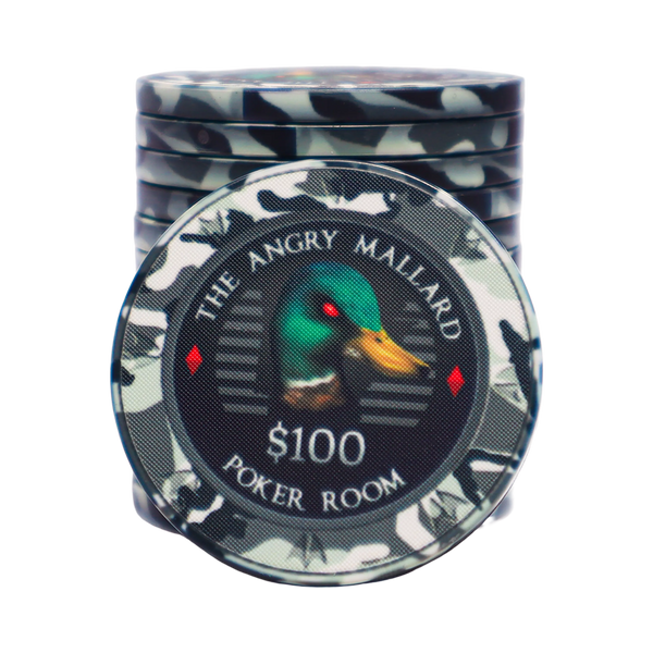 Angry Mallard Cash Game Poker Chip 100