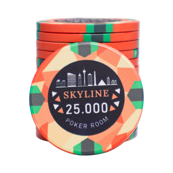 Skyline Ceramic Poker Chip 25.000