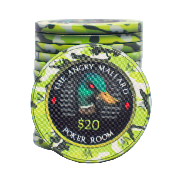 Angry Mallard Cash Game Poker Chip 20