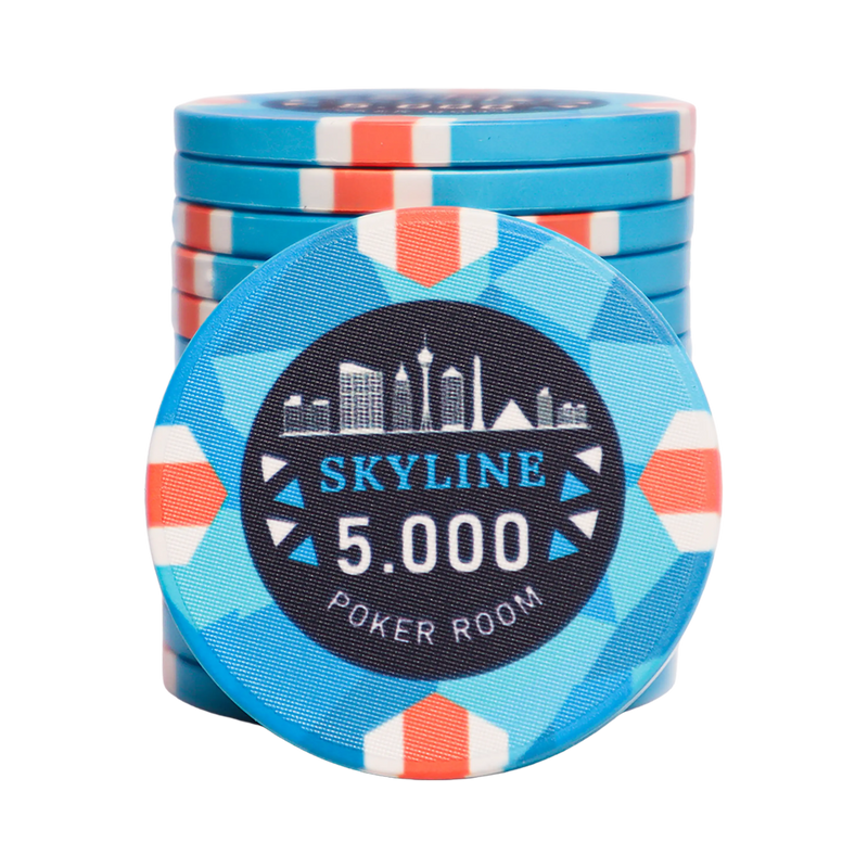 Skyline Ceramic Poker Chip 5000