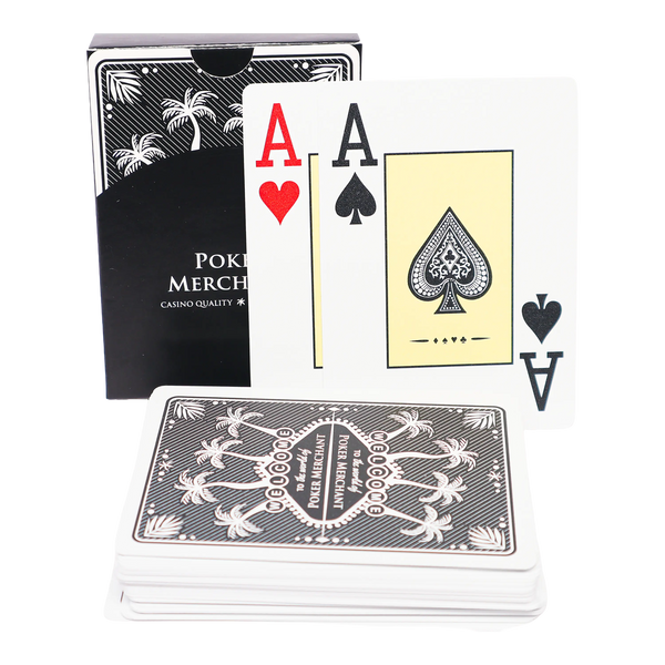 Poker Cards Poker Merchant Plastic Black 2 Index