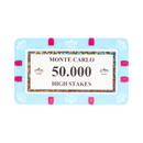 Poker Plaque Monte Carlo 50.000