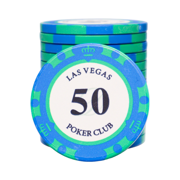 Ceramic Las Vegas Poker Chip 50