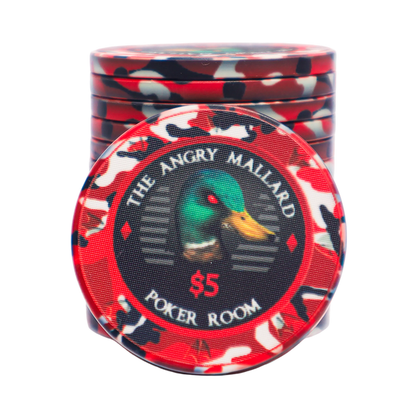 Angry Mallard Cash Game Poker Chip 5