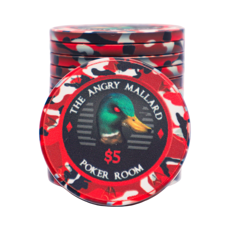 Angry Mallard Cash Game Poker Chip 5