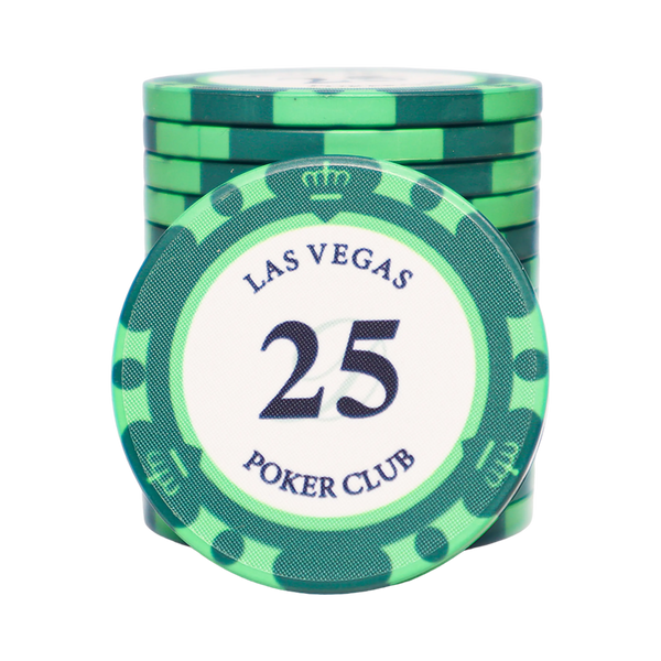 Ceramic Las Vegas Poker Chip 25