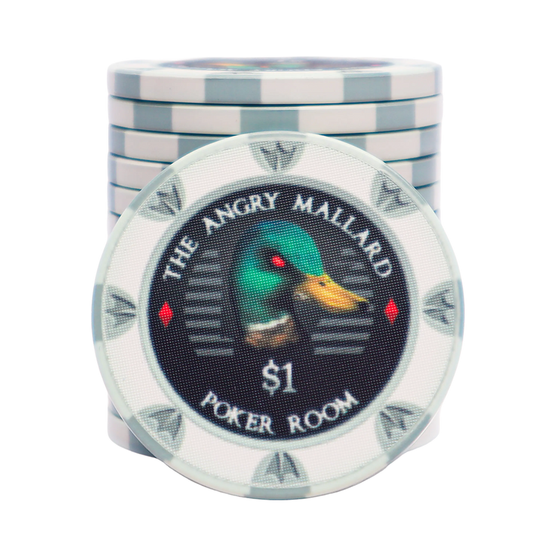 Angry Mallard Cash Game Poker Chip 1
