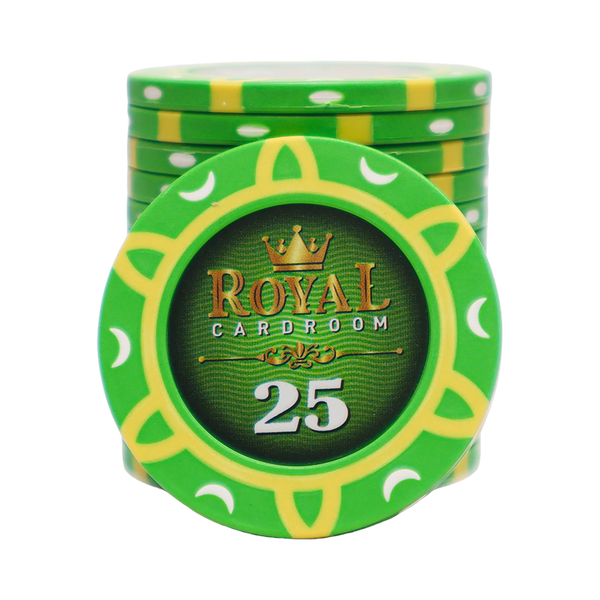 Royal Cardroom Poker Chip 25