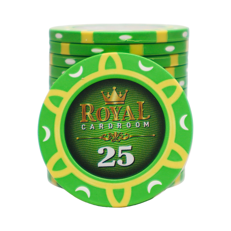 Royal Cardroom Poker Chip 25