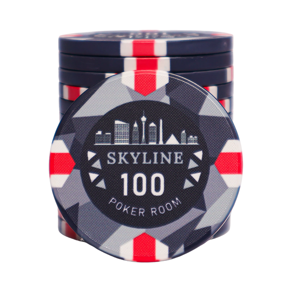 Skyline Ceramic Poker Chip 100